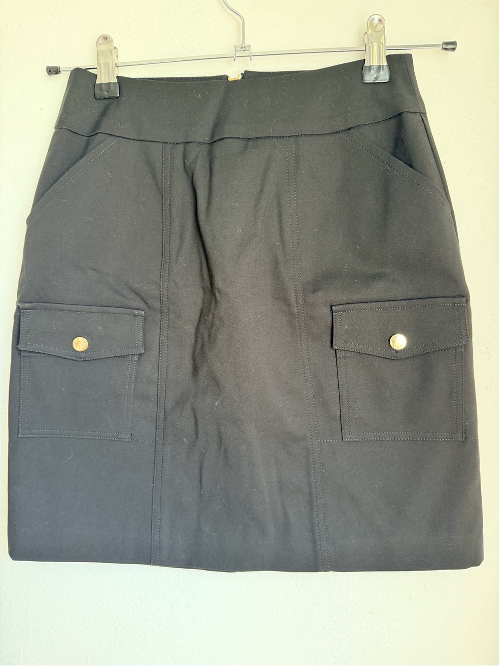 Classic Black Cargo Pocket Skirt/Short size Small